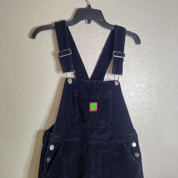Empyre Suzie Black Corduroy Overalls Sz S - Picture 3 of 11